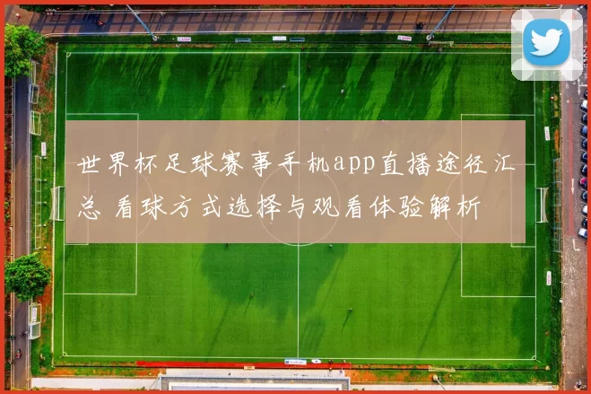 世界杯足球赛事手机app直播途径汇总 看球方式选择与观看体验解析